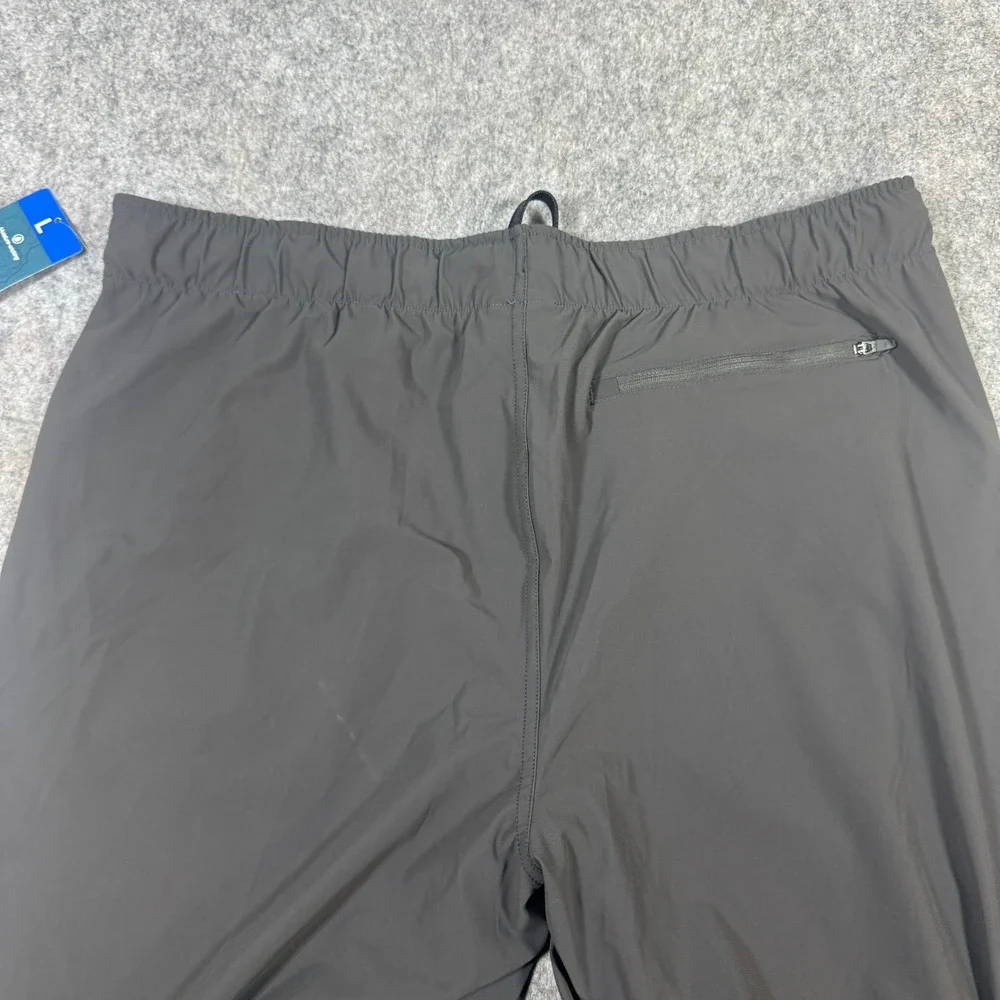 Glacier Performance Mens Gray Active Hiking Travel Pants Size L 1666185 NWT